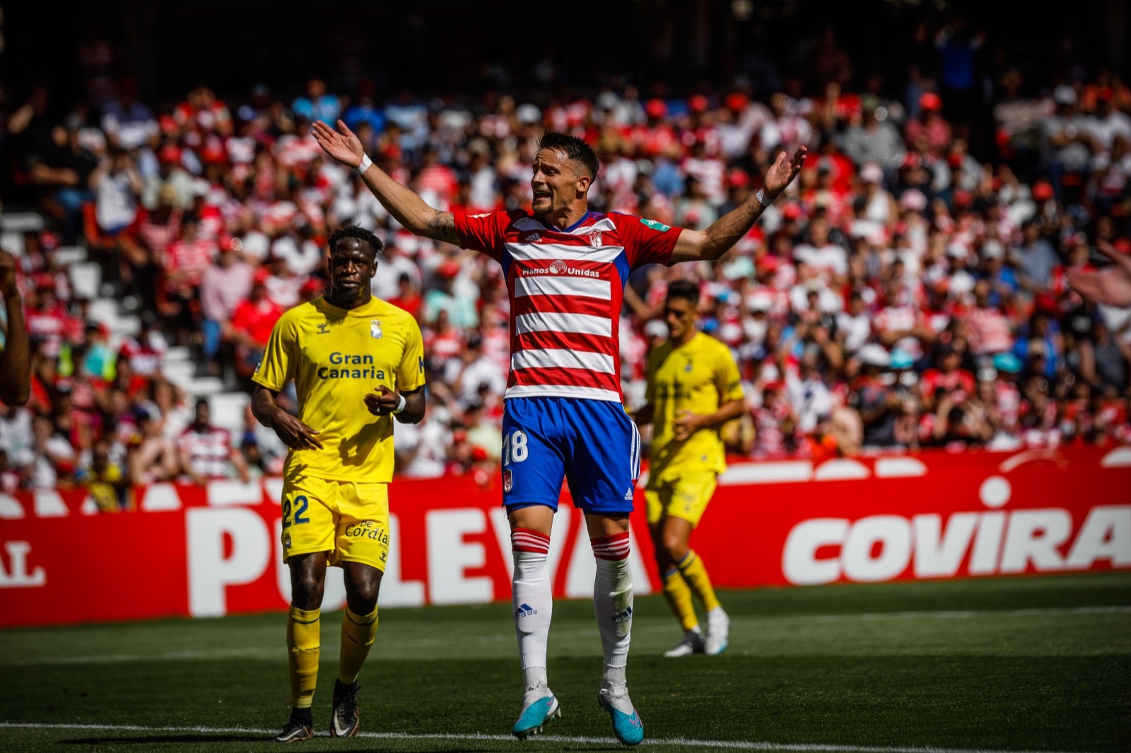 El triunfo del Granada ante Las Palmas, a ras de césped