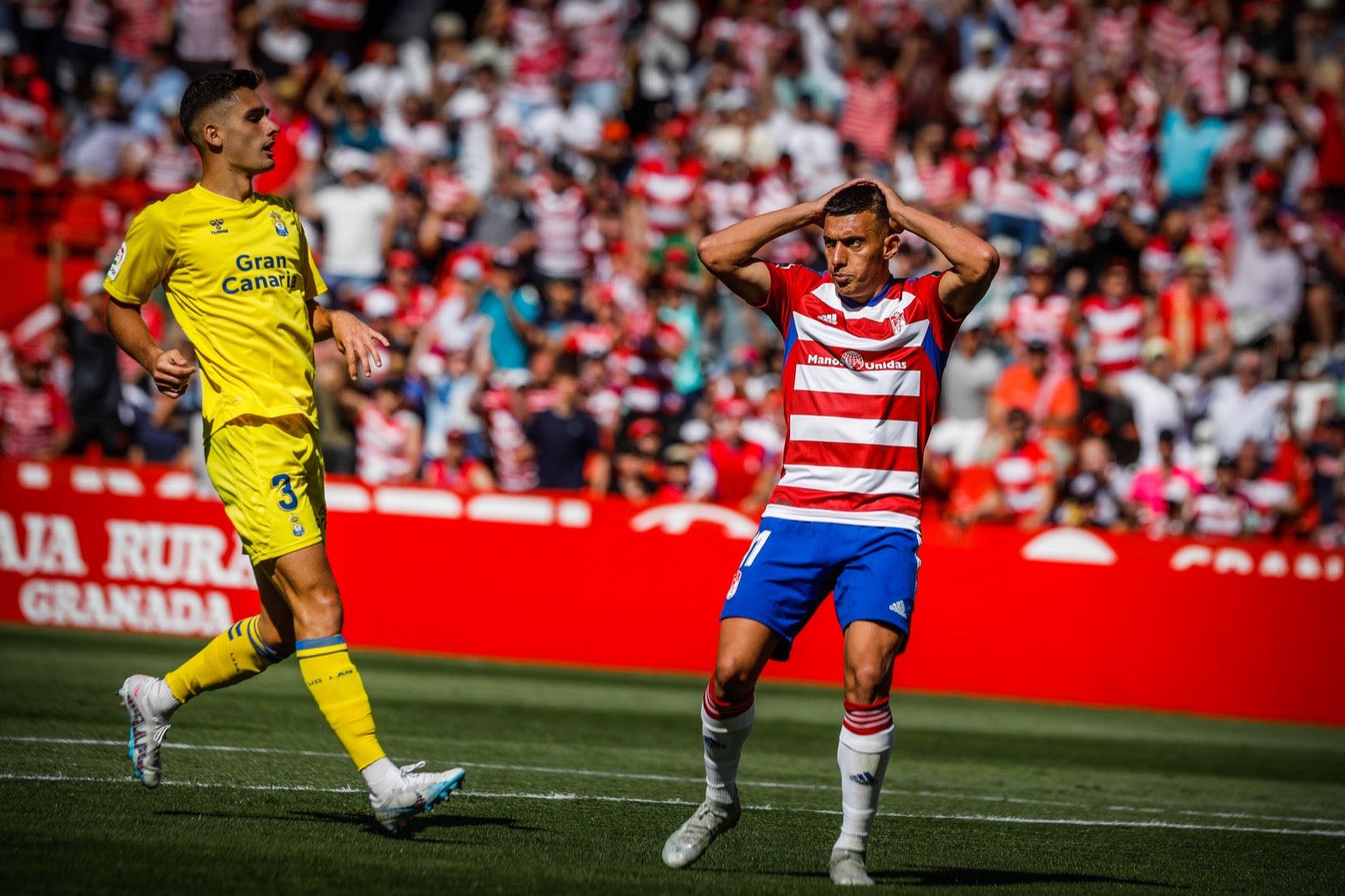El triunfo del Granada ante Las Palmas, a ras de césped