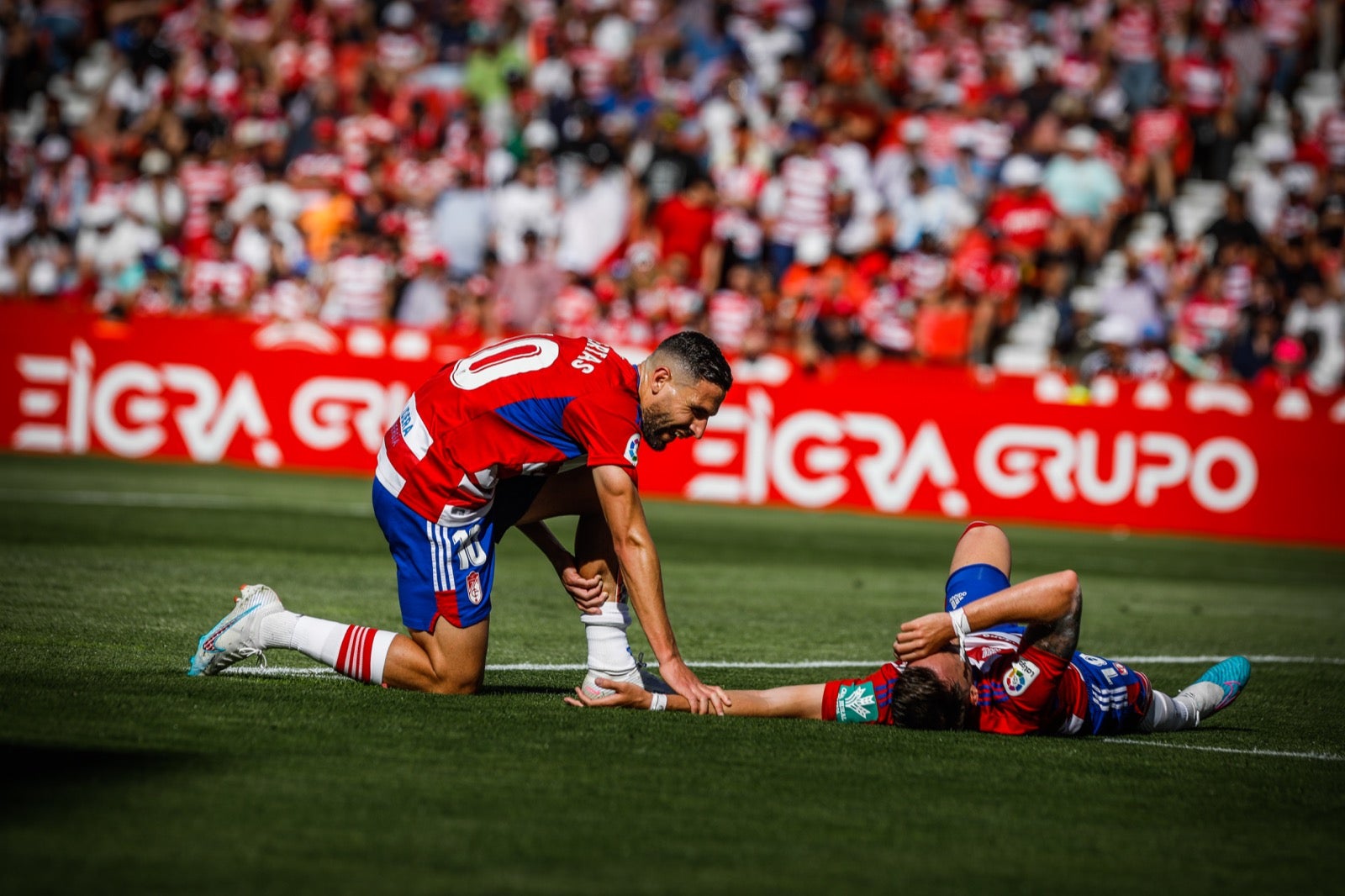 El triunfo del Granada ante Las Palmas, a ras de césped