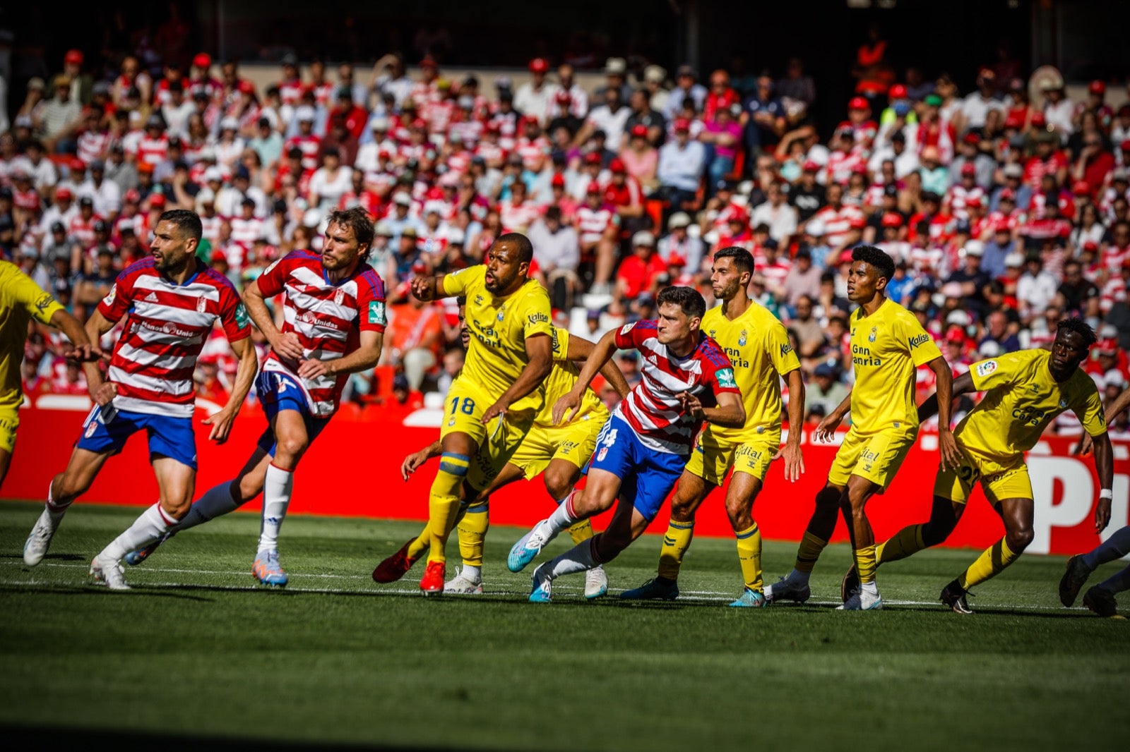 El triunfo del Granada ante Las Palmas, a ras de césped