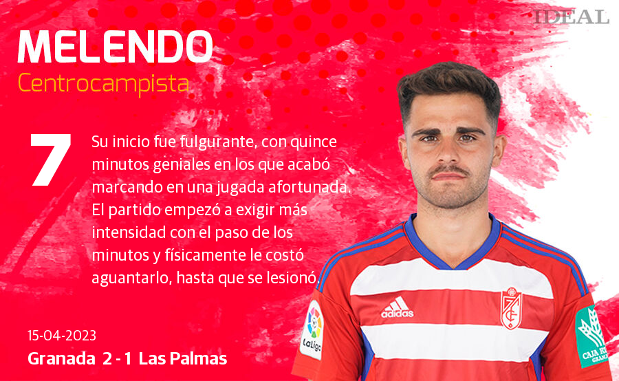Las notas de los jugadores del Granada ante Las Palmas