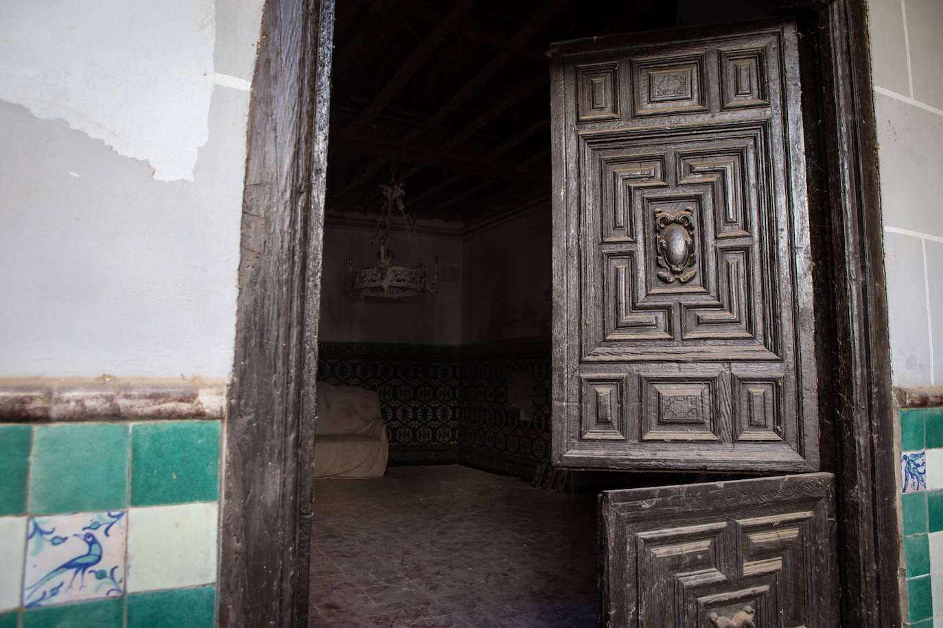Imagen principal - Rincones del Palacio de los Marqueses de Cartagena. 