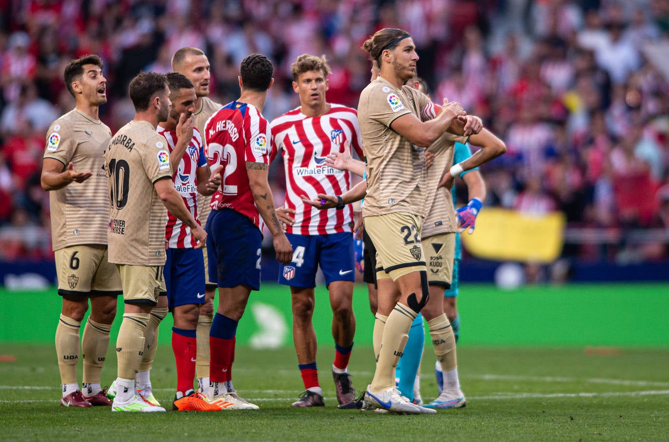 Las mejores imágenes del duelo entre Atlético y Almería