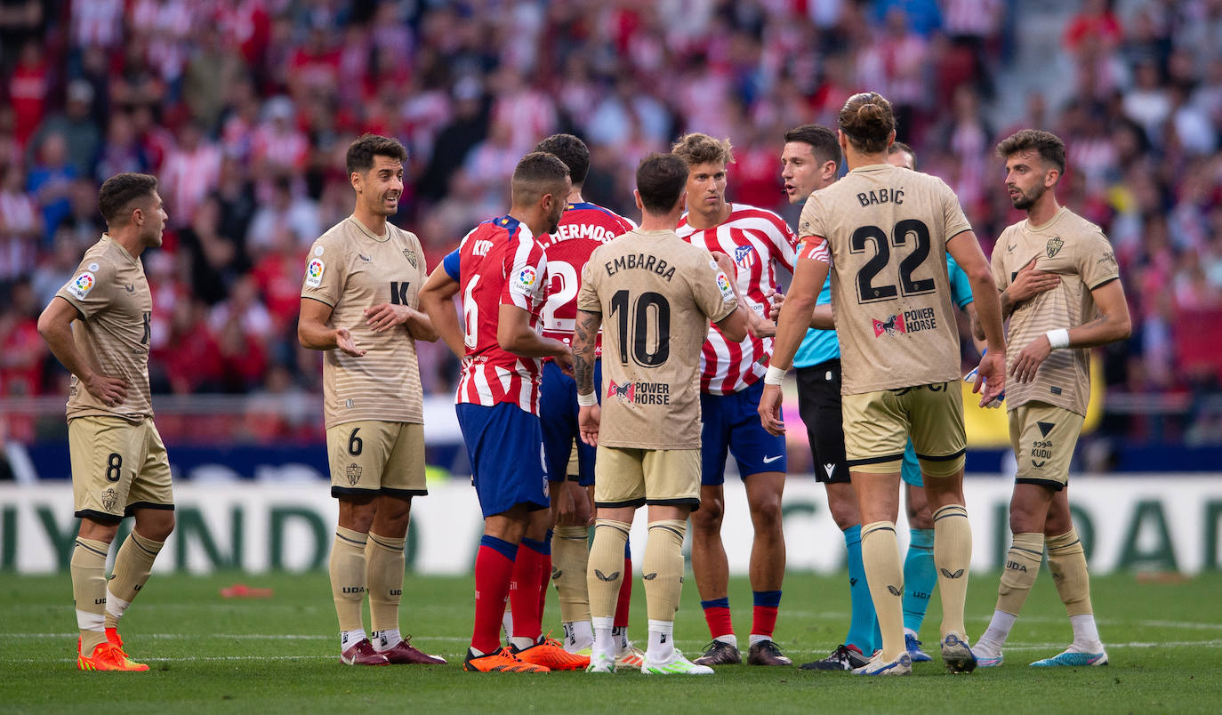 Las mejores imágenes del duelo entre Atlético y Almería