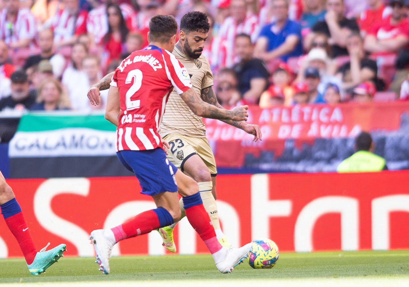 Las mejores imágenes del duelo entre Atlético y Almería