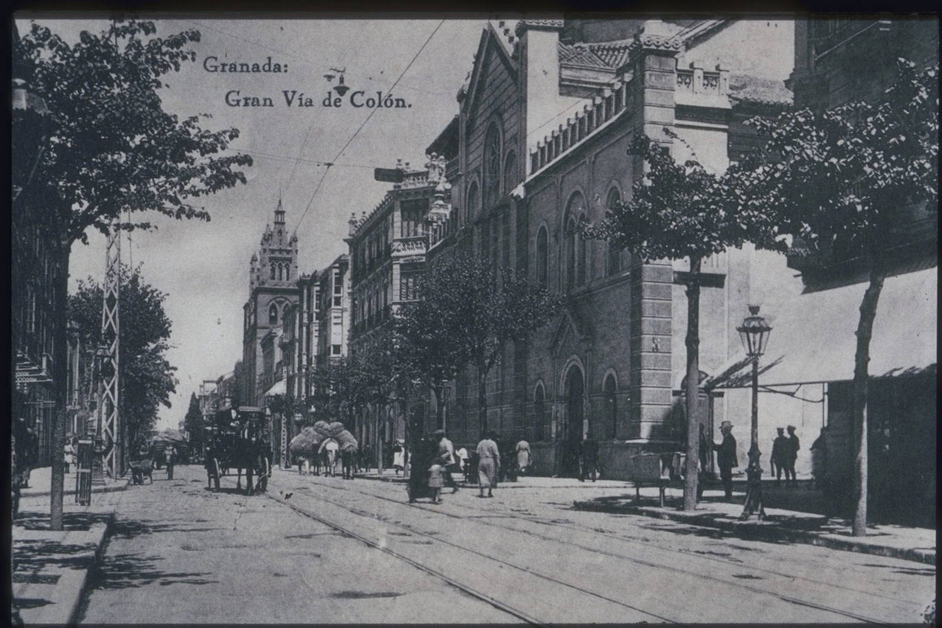 Imagen de la iglesia del Sagrado Corazón, una de las primeras construcciones de Gran Vía