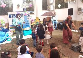Una de las actividades infantiles celebradas en la Feria del Libro.