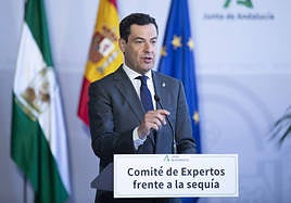Juanma Moreno preside la reunión del Comité de expertos frente a la sequía