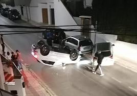 Estado del vehículo tras la colisión.