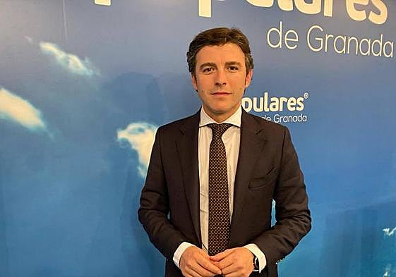El secretario general del PP de Granada, Jorge Saavedra.