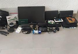 Efectos recuperados por los agentes.