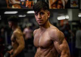 Fran Castillo, en el gimnasio Olympia de Armilla.