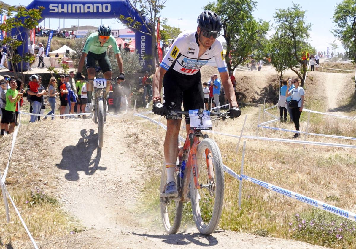 David Valero, durante la carrera.