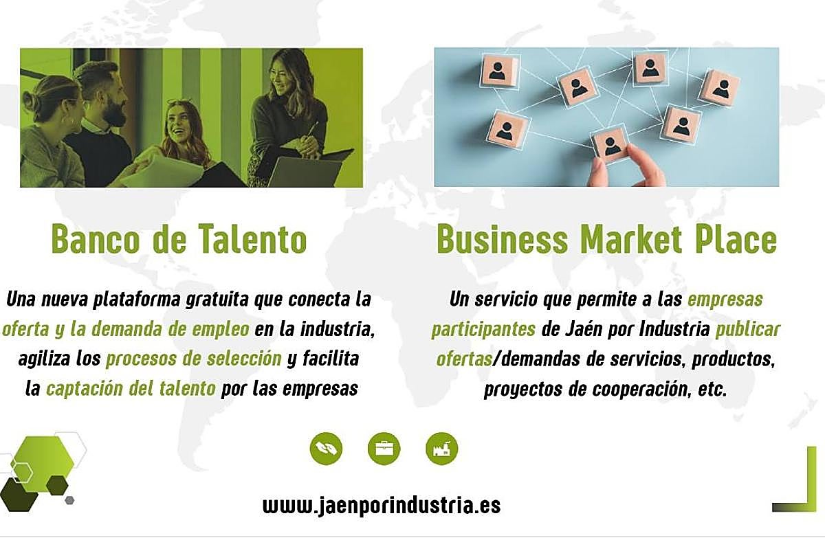 Imagen del Banco de Talento y Business Market Place.