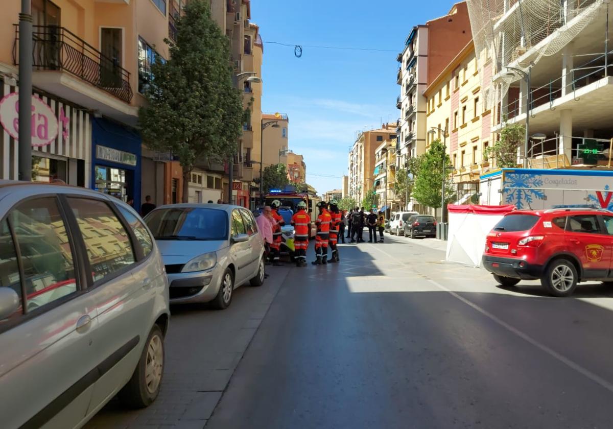 Accidente mortal en el centro de Guadix.