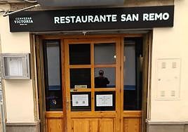 Fachada del Restaurante San Remo.