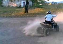 Foto realizada al conductor sancionado.