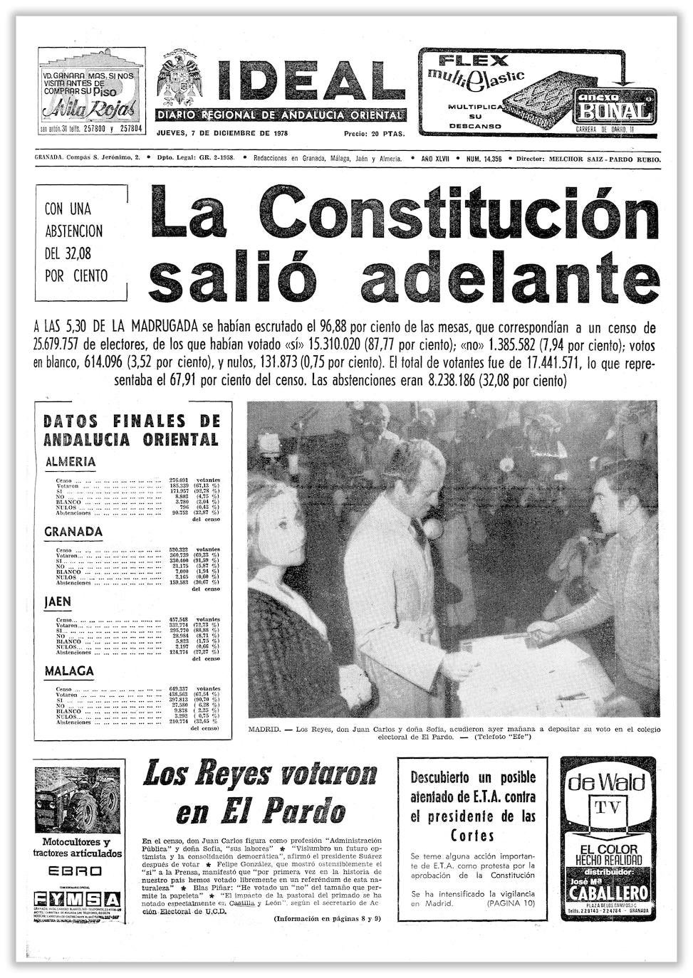 La exposición 50 años en portadas de IDEAL, a un click