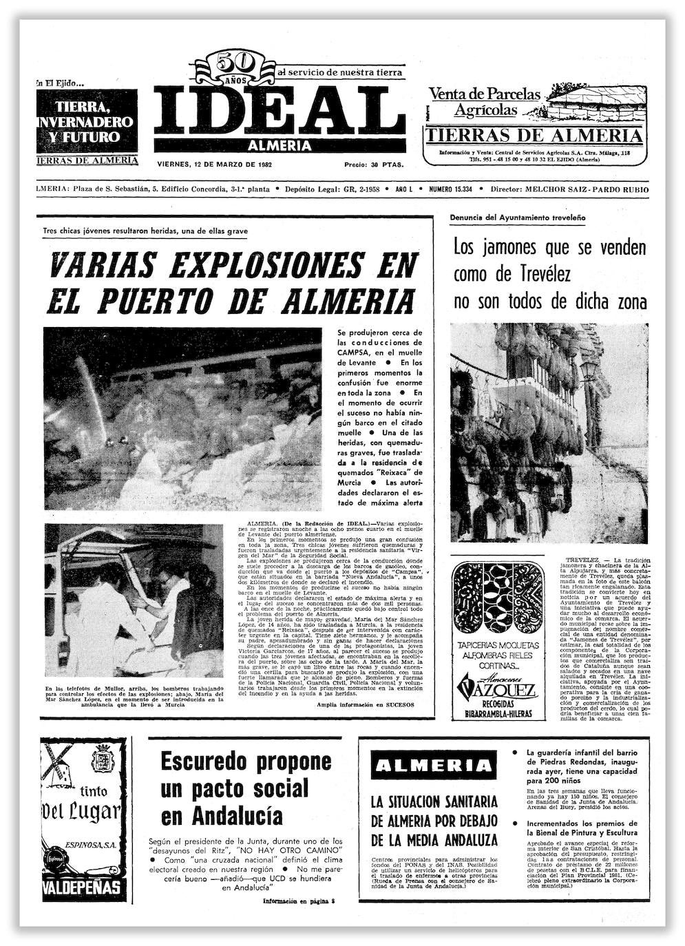 La exposición 50 años en portadas de IDEAL, a un click