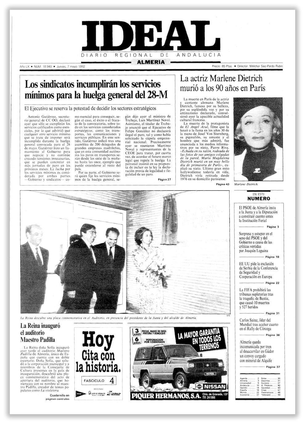 La exposición 50 años en portadas de IDEAL, a un click