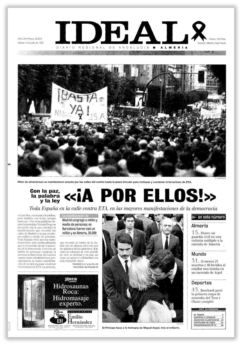 La exposición 50 años en portadas de IDEAL, a un click