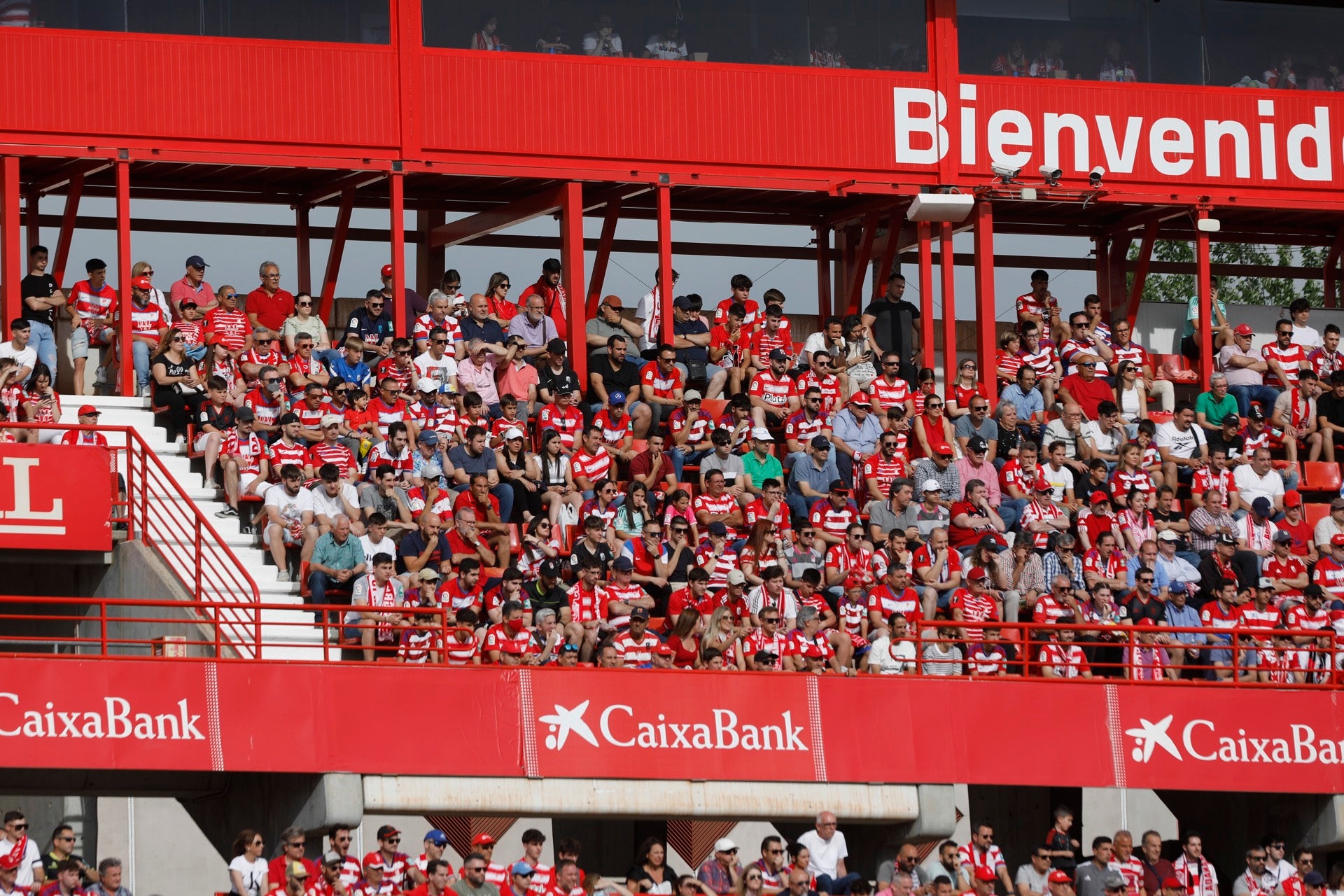 Encuéntrate en la grada en el Granada-Eibar