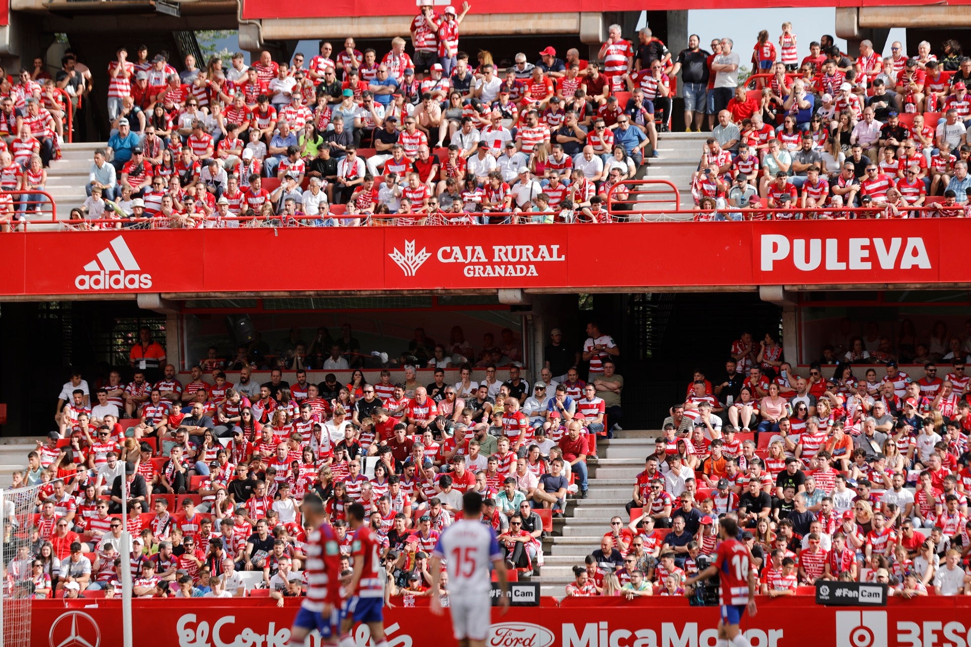 Encuéntrate en la grada en el Granada-Eibar