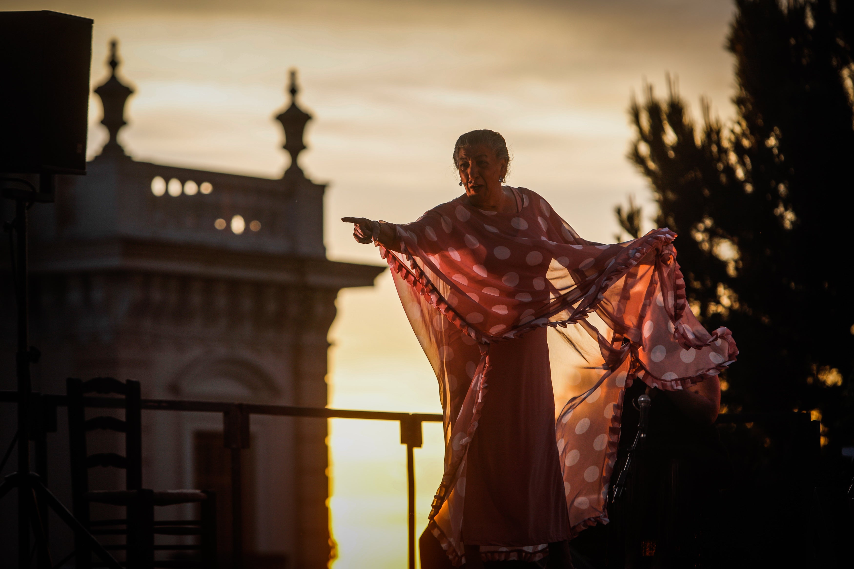 La jerezana Juana la de 'el Pipa', el sábado en el Palacio de Quinta Alegre.