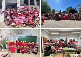 Distintos centros de la provincia mandar su apoyo al Granada CF.