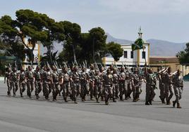 Acto celebrado este sábado en la Base Álvarez de Soto Mayor de Viator.