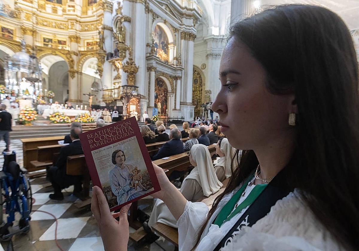 Beatificación de Conchita Barrecheguren en Granada este sábado.