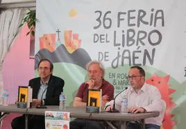 Juan del Arco, Julio Llamazares y José Ayala.