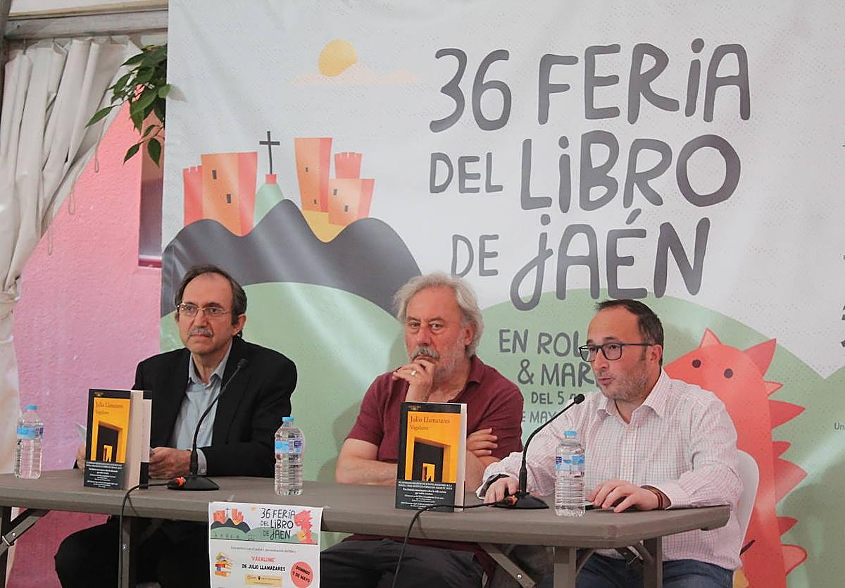 Juan del Arco, Julio Llamazares y José Ayala.
