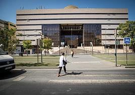 Complejo judicial de Caleta, donde se hallan la mayor parte de órganos unipersonales de la capital.