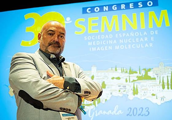 Antonio Rodríguez, organizador del congreso y presidente de la Sociedad Andaluza de Medicina Nuclear.