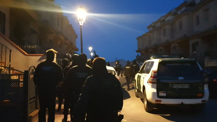 Operación antidroga en Granada.