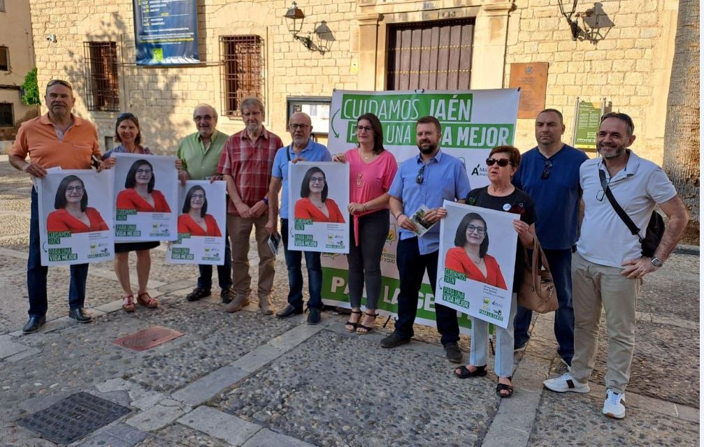 La coalición 'Para la Gente', en el Casco Antiguo.