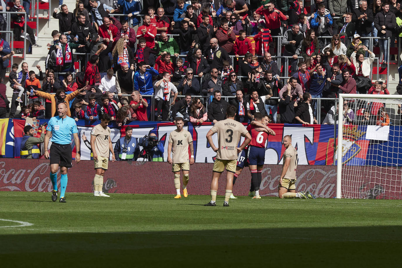 Las mejores imágenes del Osasuna-Almería