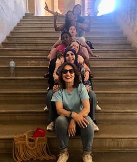 Imagen secundaria 2 - En el Palacio de Carlos V y en la subida a la Alhambra. 