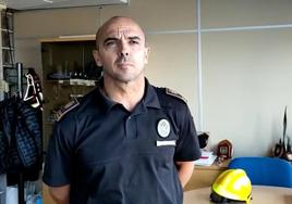 Gustavo Molino, jefe de Bomberos de Granada