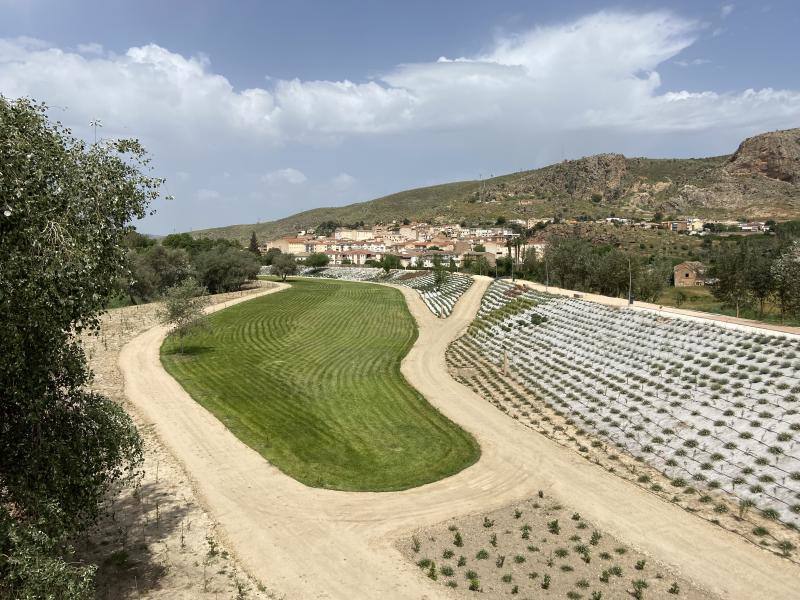 El Parque fluvial paseo del Genil de Loja, que continuará en este mandato con fondos europeos.