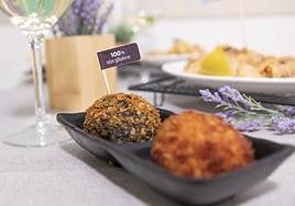Croquetas sin gluten de El pescaíto de Carmela.