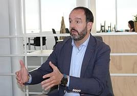 El CEO de Lactalis durante la entrevista.