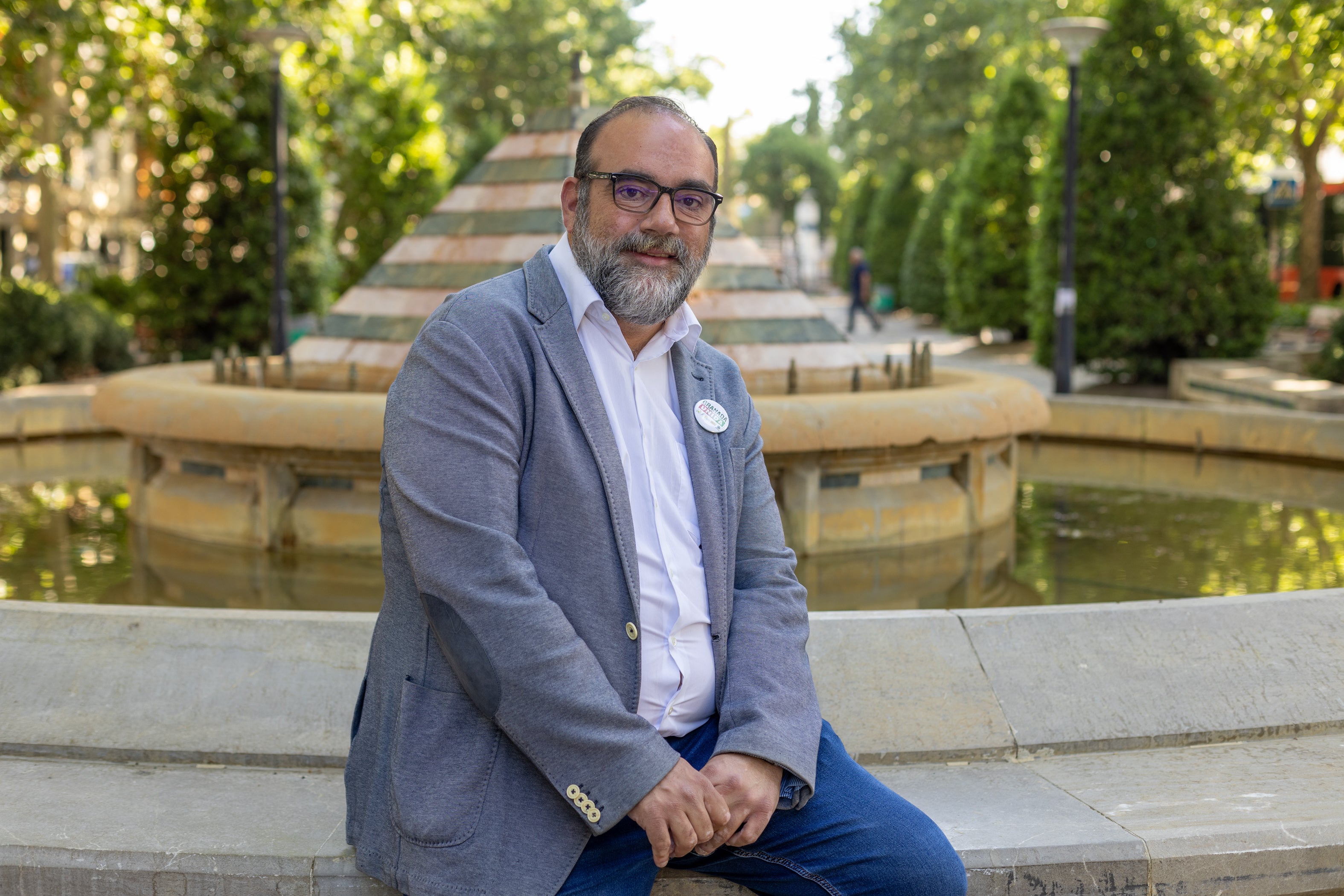Paco Puentedura, el candidato de Granada Unida.