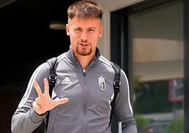 Njegos Petrovic, antes de salir hacia Miranda de Ebro.