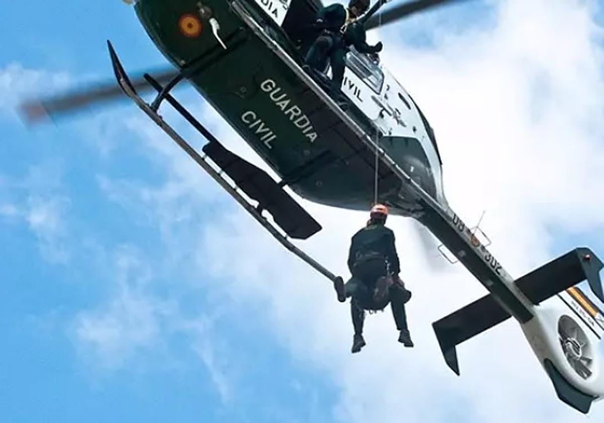 Imagen de archivo de un rescate.