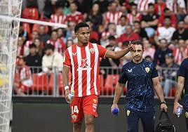 Lázaro Vinicius, autor de los tres goles ante el Mallorca.