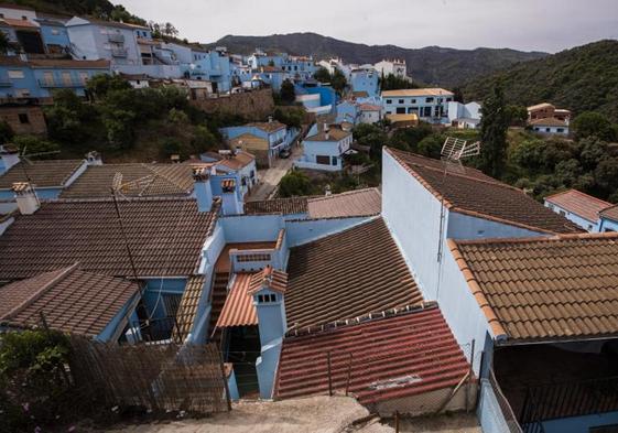 Júzcar, el famoso pueblo de los pitufos.