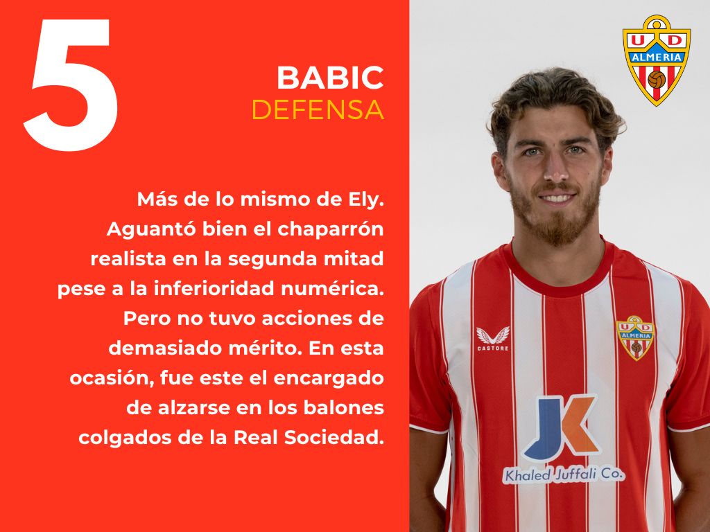 Las puntuaciones del Real Sociedad 1 - 0 Almería