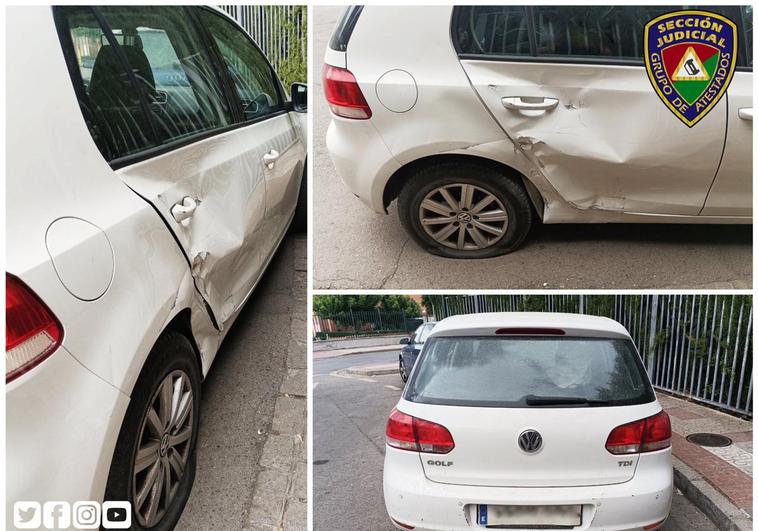 El coche que provocó el accidente.